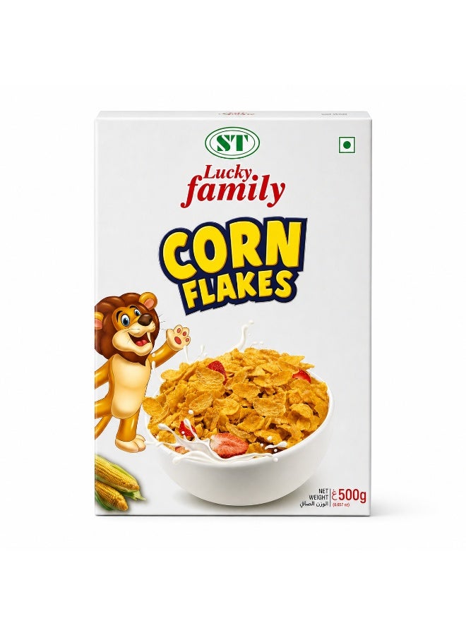 LUCKY FAMILY Corn Flakes 500g - Image 1