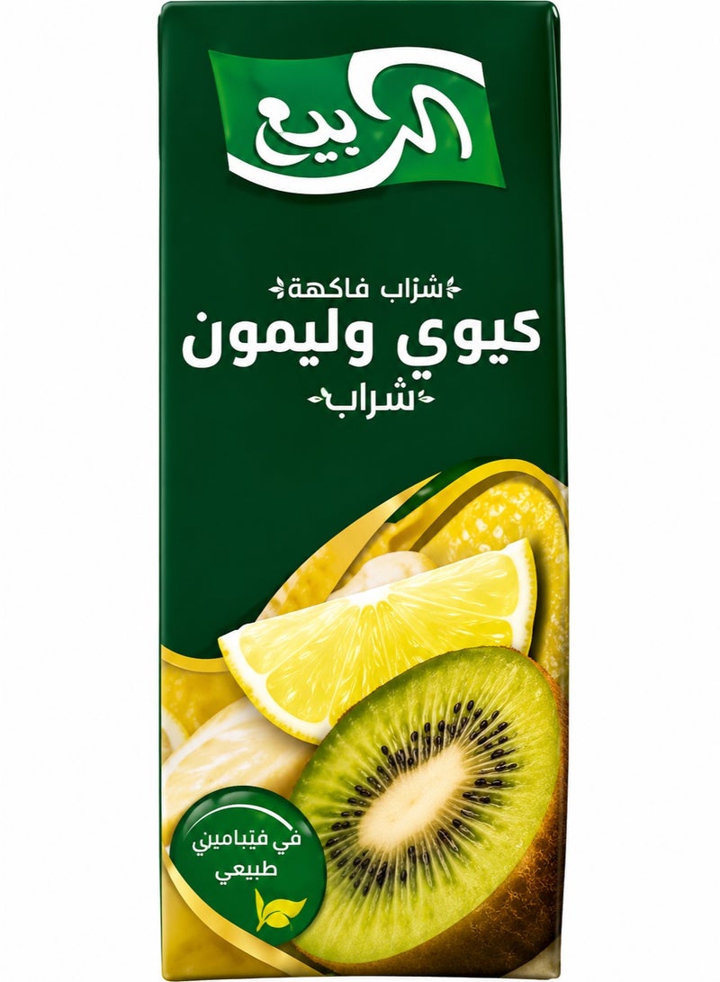 الربيع مشروب عصير الربيع، نكهة الكيوي والليمون المنعشة، عبوة من 3 × 185 مل - Image 2