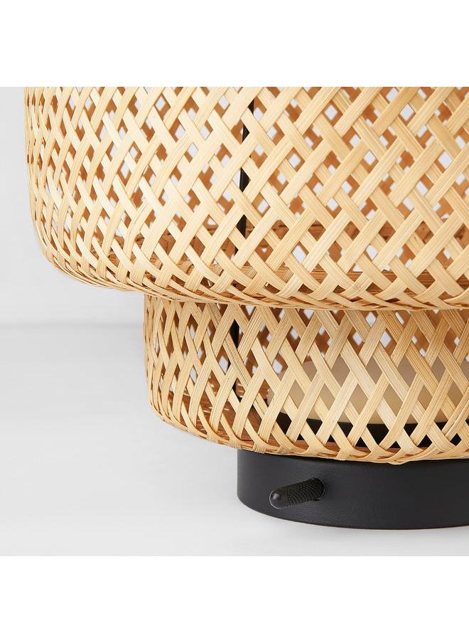 Generic - LED table lamp, bamboo/handmade dimmable - Image 1