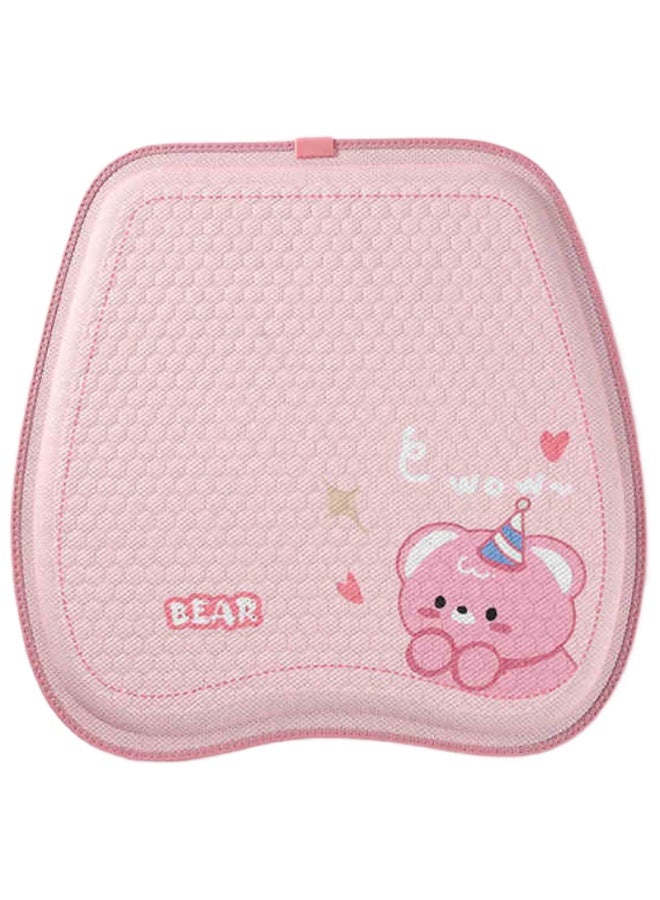 Dijialun Gel Seat Cushion, All-season Office Honeycomb Silicone Chair Pad, Cute Cartoon Design For Women, Breathable Car Seat Cushio