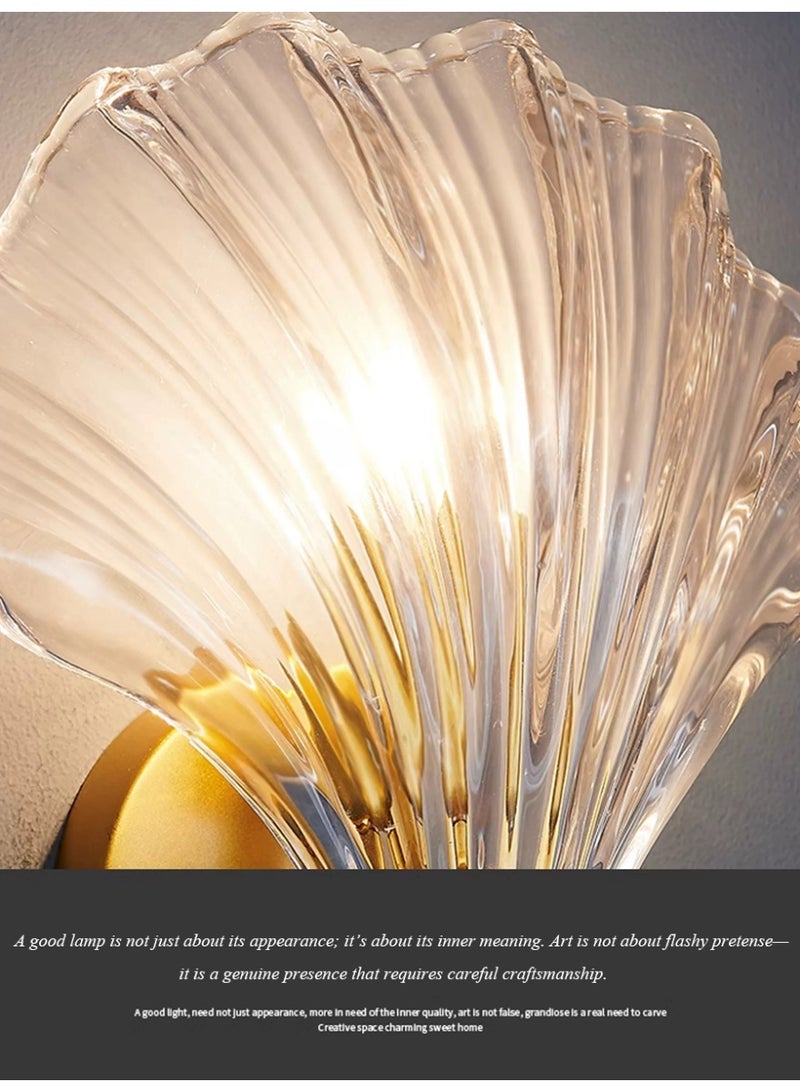 Shell-shaped wall lamp, suitable for bedrooms and hallways, 12W - Image 5