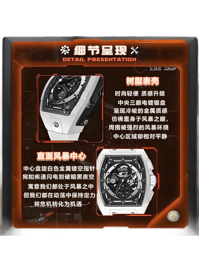 Fairwhale Storm Series Men'S Automatic Mechanical Watch, Waterproof Sports Watch For Students, Chinese Brand, Birthday Gift 6003 - Image 2