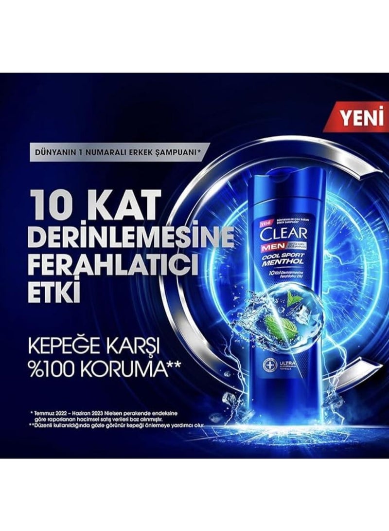 كلير شامبو كلير ضد القشرة للرجال المنثول المنعش 200 مل - Image 4