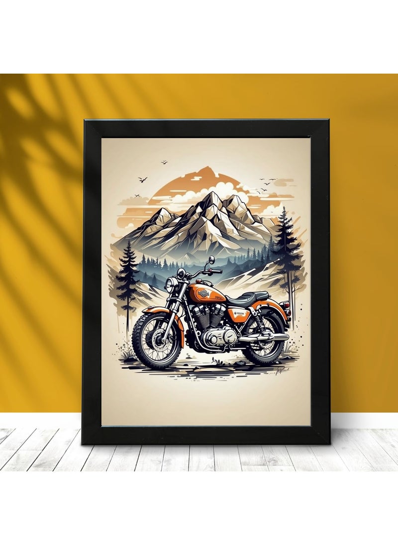Master Flame Master Flame Ai Aesthetic Wall Art Poster for Living Room Home Wall Decor Poster without frame Psychedelic Car Bike Gaming Music Dog Cat Horse Bike Adventure UNFRAMED A3  - Image 4