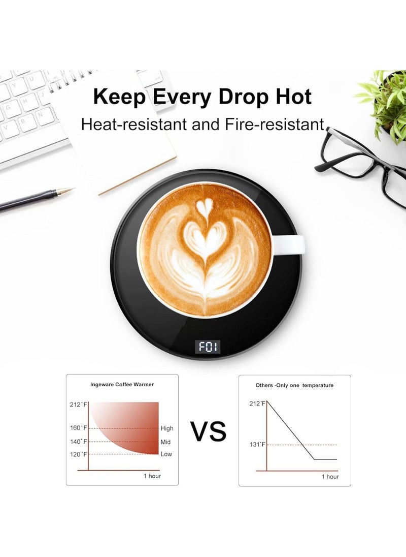 Generic - Coffee Mug Warmer for Desk - Coffee Mug Warmer Auto Shut-Off & Temperature Settings - Smart Electric Coffee Warmer for Coffee, Tea, Milk and Cocoa. - Image 1