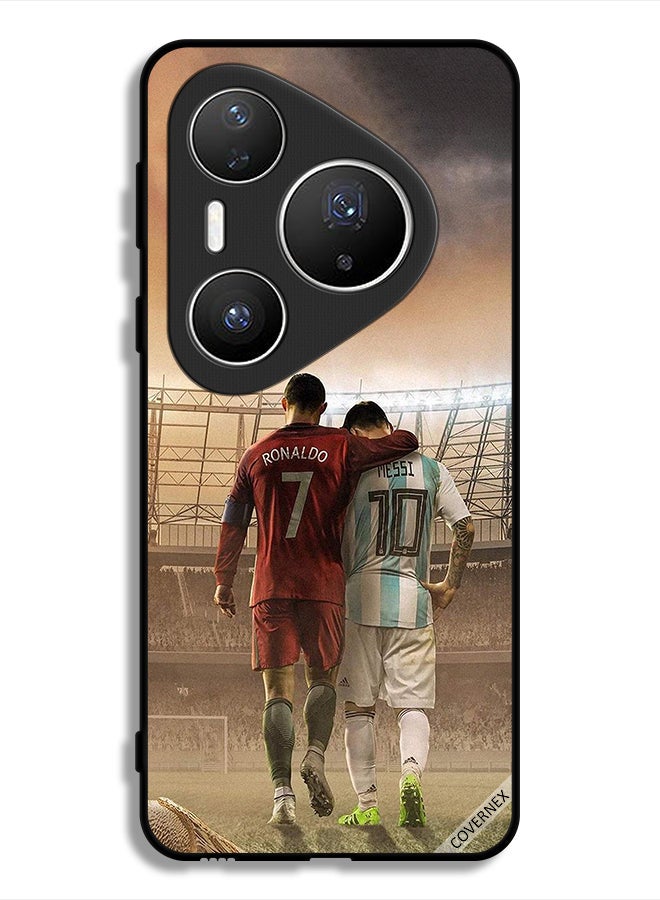 Covernex Huawei Pura 80 Pro Plus Protective Case Cover Messi & CR7 Ronaldo - Image 1