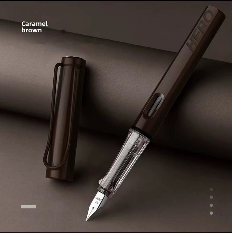 Generic HERO 359 Fountain Pen Ergonomic Design Gift Set 359 Caramel (branch) 