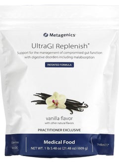 Metagenics UltraGI Replenish Vanilla 21.48 oz (609 g) 
