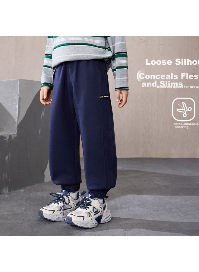 Ask Junior Kids Pants  Spring New Boys Sports Casual Solid Color Jogger Sweatpants - Image 3