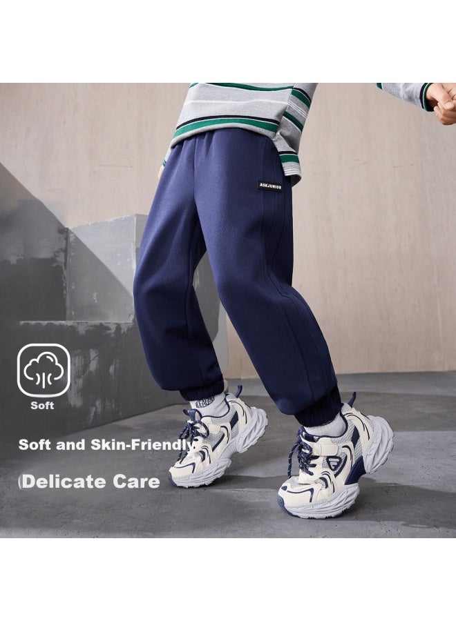 Ask Junior Kids Pants  Spring New Boys Sports Casual Solid Color Jogger Sweatpants - Image 2