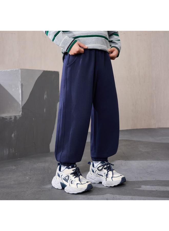 Ask Junior Kids Pants  Spring New Boys Sports Casual Solid Color Jogger Sweatpants - Image 4