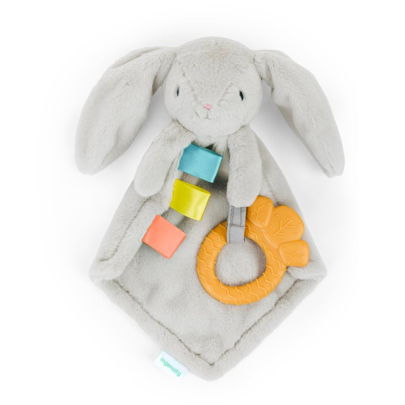 Ingenuity Cozy Sylvi Plush Lovey Baby Teether Soothe Gums Self Soothing Plush Bunny Ages 0M - Image 2
