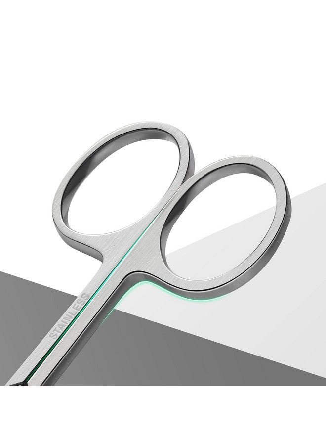 BEZOX Premium Nail Scissors 2Pcs, Professional Curved And Stright Manicure Scissors - Multi-Purpose Stainless Steel Beauty Grooming Scissor For Nail, Facial Hair, Eyebrow, Eyelash, Dry Skin - Image 5