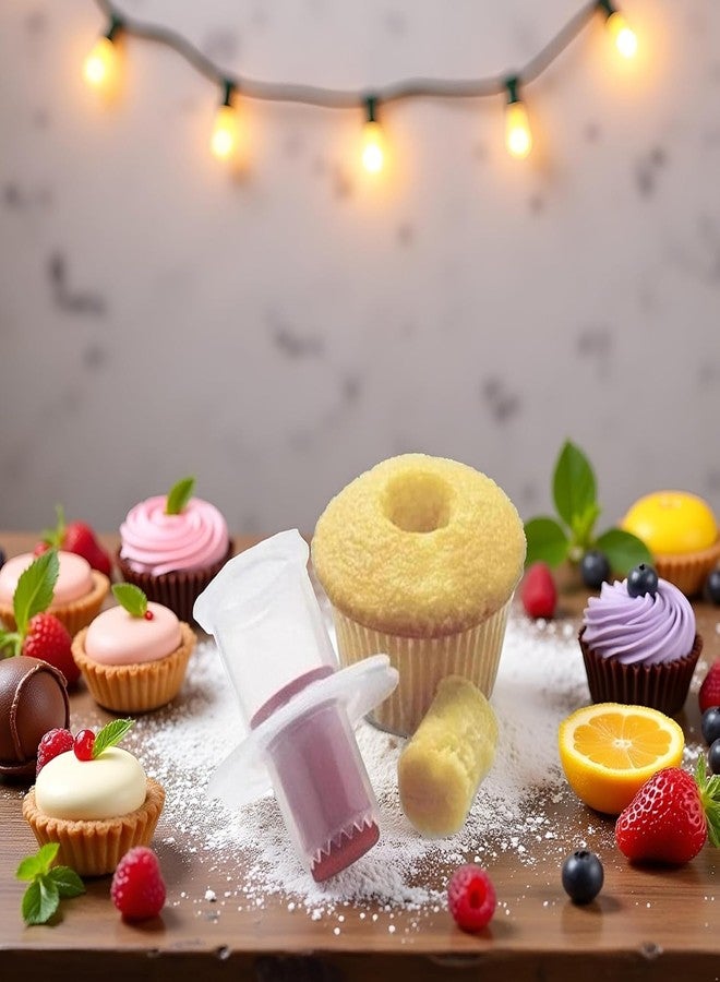 Rosojodg Random Color Cupcake Corer Decorating Divider Pastry Corer Model Cake Filler Corers Corers and Pitters Fruit and Vegetable Tools Home and Kitchen - Image 4