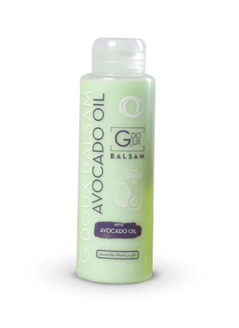 G.DOUX - Balsam Avocado Oil& Hydrolzyed Keratin Clean Hair And Sclap Sulphate Free 400ml - Image 1