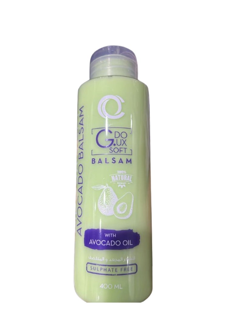 G.DOUX - Balsam Avocado Oil& Hydrolzyed Keratin Clean Hair And Sclap Sulphate Free 400ml - Image 1