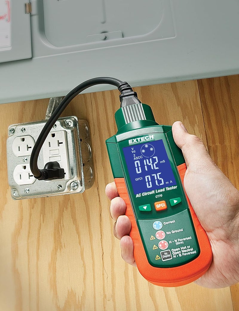 Extech CT70 AC Circuit Load Tester - Image 5