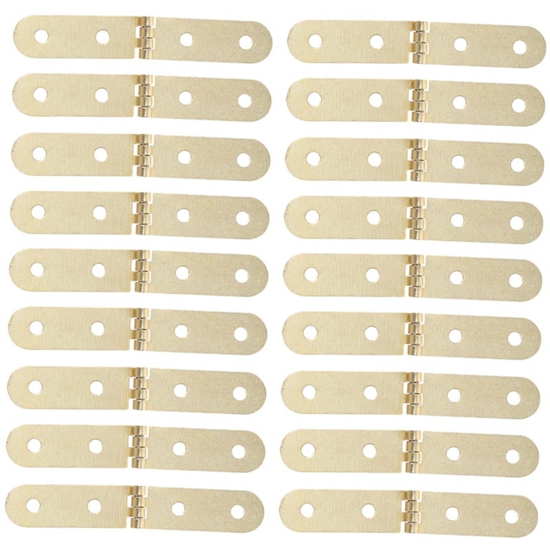 Retro Mini Wood Box Hinges 30PCS with Screws Iron Hardware for DIY Craft Small Jewelry Case - Image 2