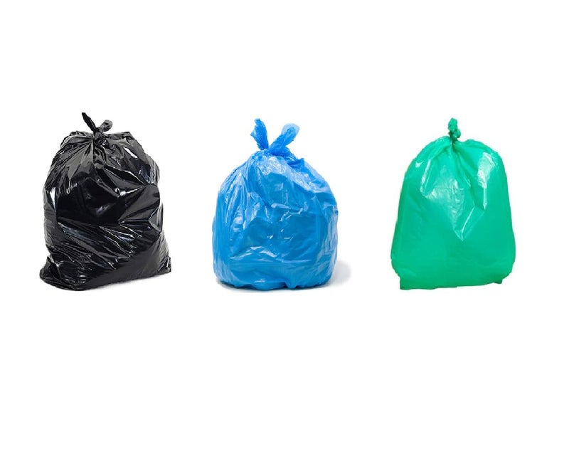 Clean India Garbage Bags Medium for Home 90 Pcs, Dustbin Bags, Recyclable Garbage Bag | Size 19 x 21 Inch (30 Pcs X 3) - Dustbin Covers/Plastic Bag… (multicolor) - Image 2