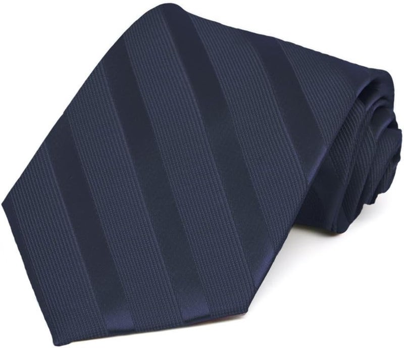 tiemart Men's Striped Tie Standard Length - Image 1