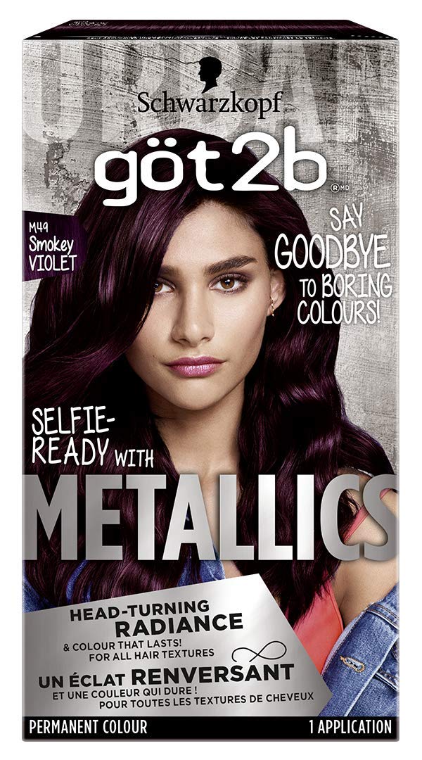 Got2b Schwarzkopf Got2b Metallics Permanent Hair Color M49 Smoky Violet