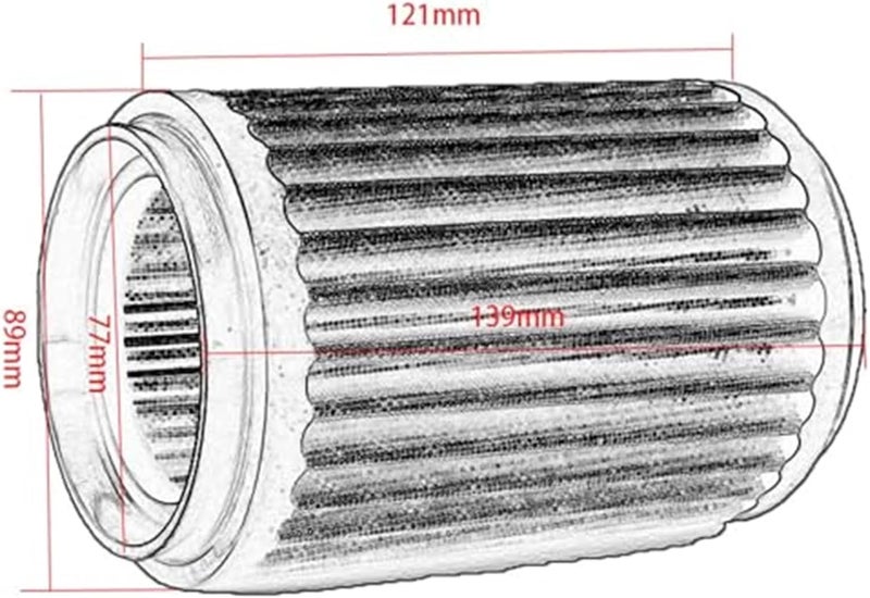 QASULER Motorcycle Air Filter for Various Models - Image 2