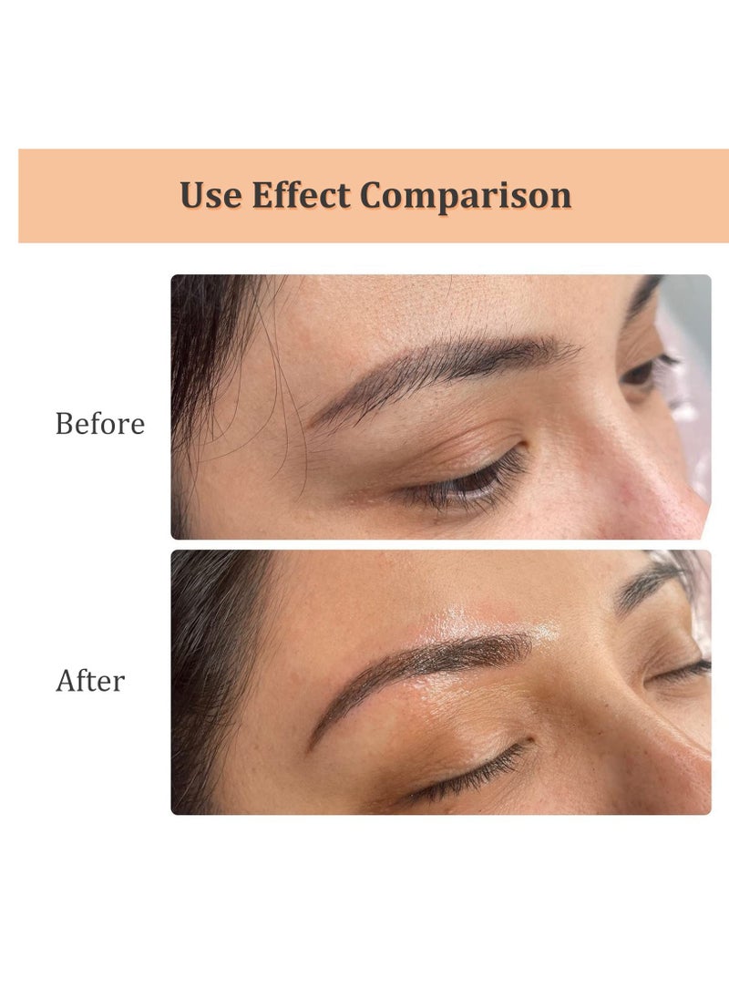 Generic - Eyebrow Stencil Ruler - Three-Point Positioning Tool for Symmetrical Permanent Makeup, Microblading Measurement, and Eyebrow Makeup Balance (Black) - Image 1