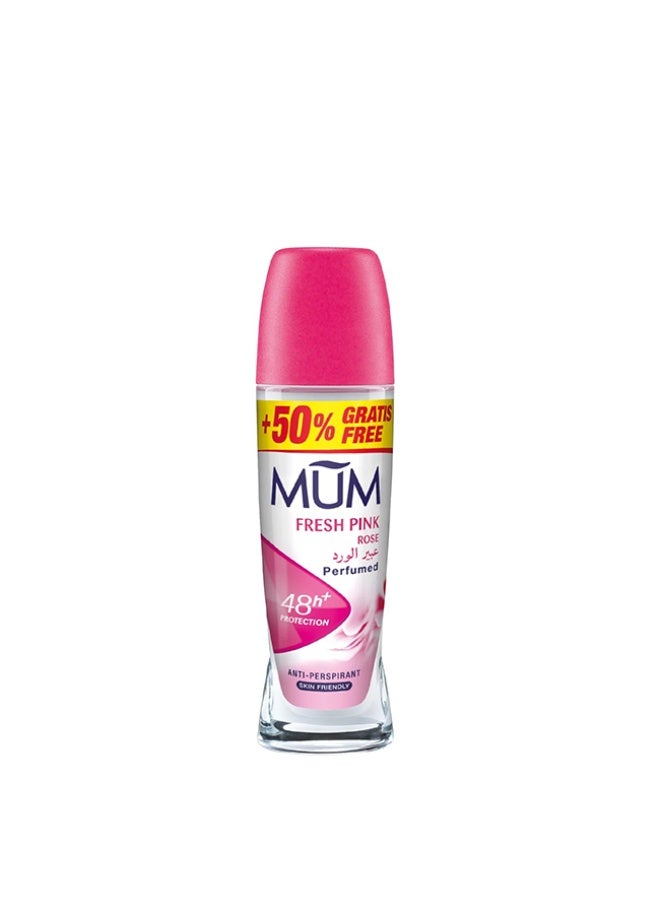 Mum Fresh Pink Deodorant Roll-On 75ml - Image 2
