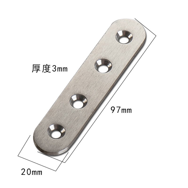 Thickened Stainless Steel Corner Braces Furniture Hardware 95*3.0mm