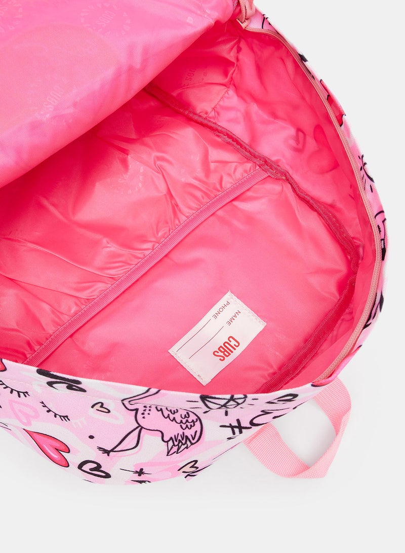 CUBS Girls Love Flamingo Backpack  - Image 4