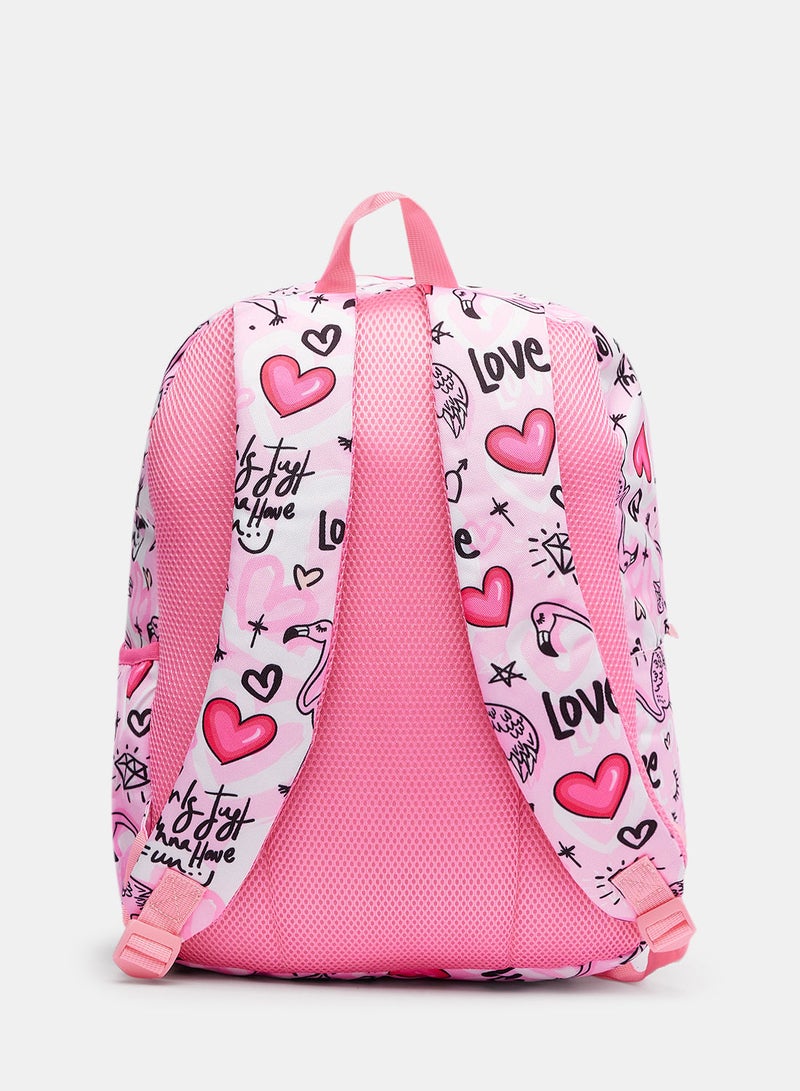 CUBS Girls Love Flamingo Backpack  - Image 2