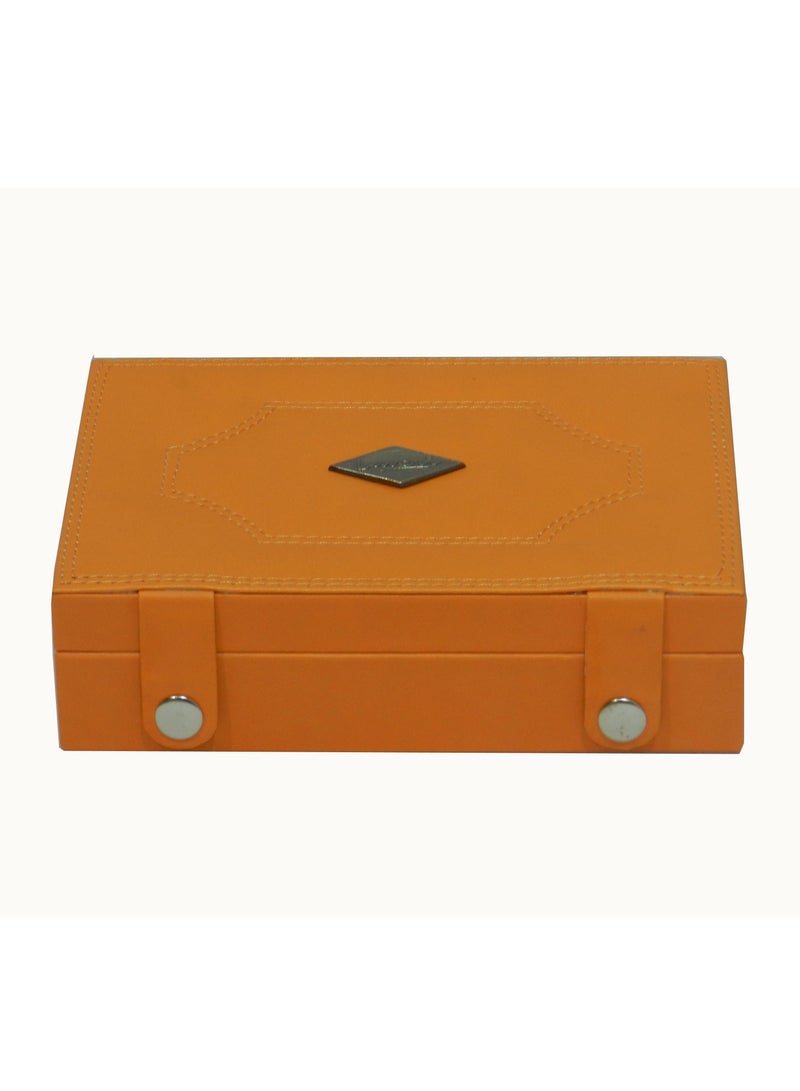LAVERI LEATHER Laveri Faux Leather Designer New Collection Ring And Cufflink Box  - Image 5
