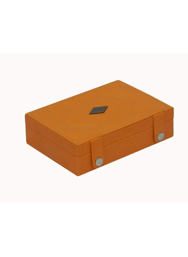 LAVERI LEATHER Laveri Faux Leather Designer New Collection Ring And Cufflink Box  - Image 2