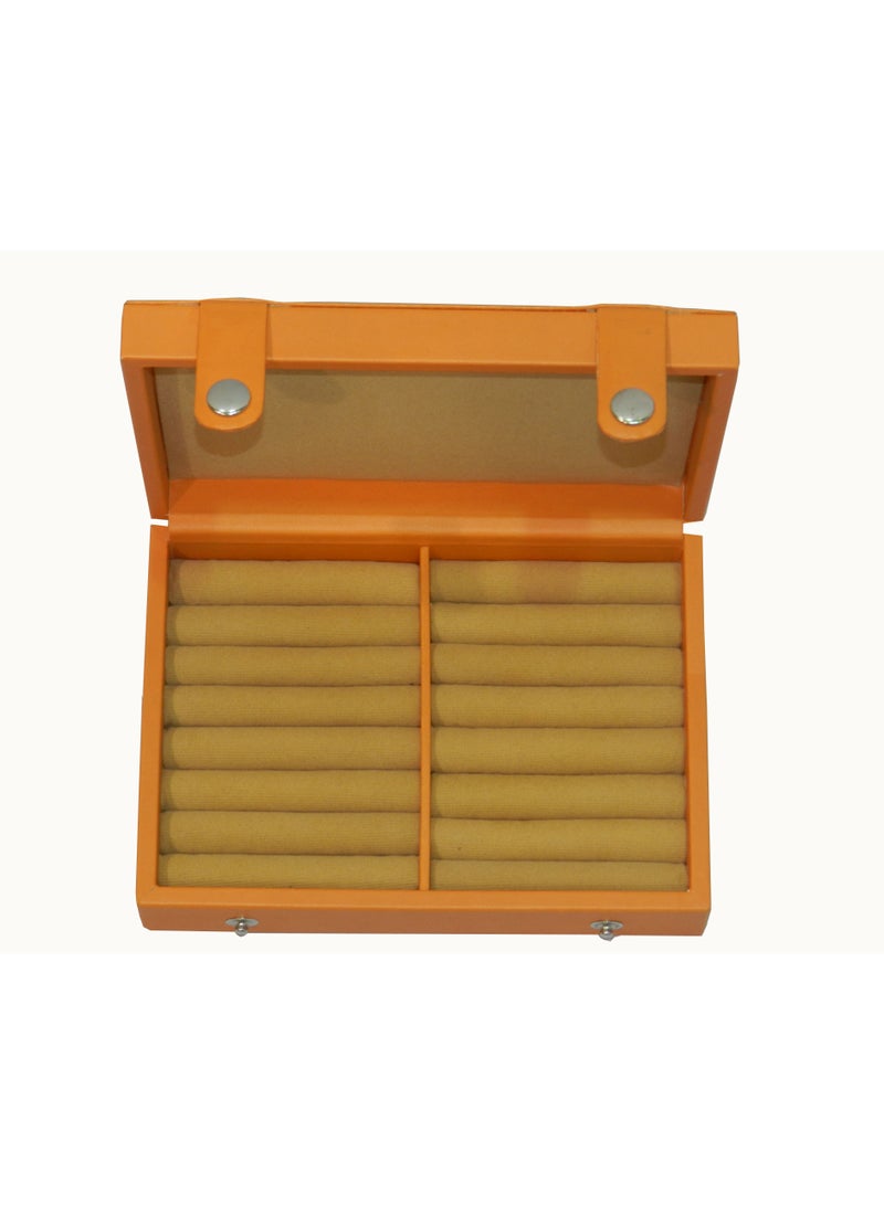 LAVERI LEATHER Laveri Faux Leather Designer New Collection Ring And Cufflink Box  - Image 3