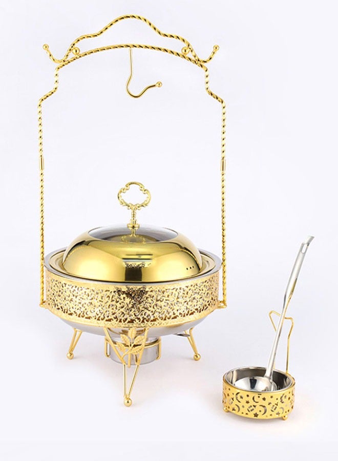 كلناميان طبق تسخين بوفيه من الفولاذ المقاوم للصدأ لتسخين الطعام وسخان 8.0 لتر - Image 5