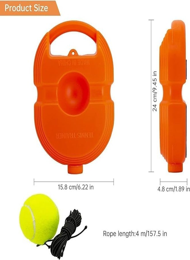 ZEVON Tennis Ball Trainer Rebound Ball - Solo Trainer Kit with String, Indoor Tennis & Cricket Self-Practice Set, Training Tool for Kids - Tennis Kit for Self-Training, Practice & Badminton - Image 2