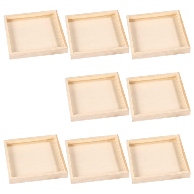 8pcs Puzzle Sorting Trays - 9 Cube Blocks Jigsaw Puzzle Sorters for Storage - Sort & Store Tray Accessory for Crafting - Image 1