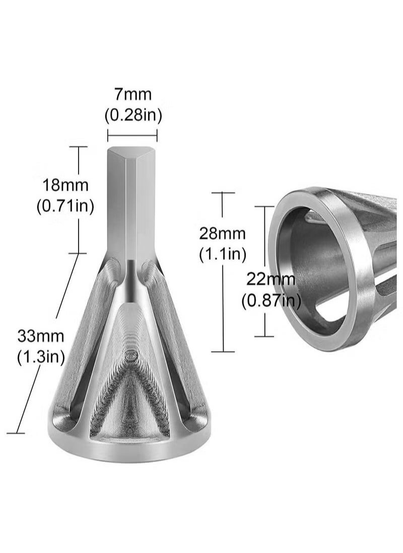 أداة إزالة الأزيز ذات الساق المثلثة، أداة إزالة نتوءات الشطب الخارجية لقمة مثقاب خارجية من الفولاذ المقاوم للصدأ مناسبة لجميع أنواع أدوات حفر تشاك تعمل على إصلاح البراغي التالفة قطعتين - pzsku/Z4654E884C3B59DC8FE3EZ/45/_/1722418853/f6065eb9-9d0f-41e4-a189-cda6519bee0b