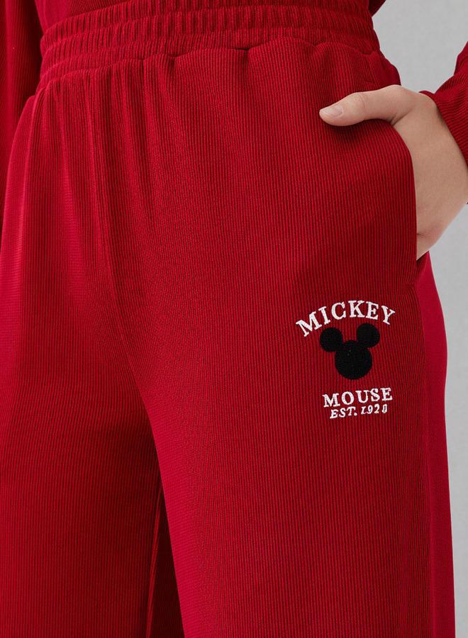 SP Characters Mickey Mouse Comfort Waist Track Pants - Image 4