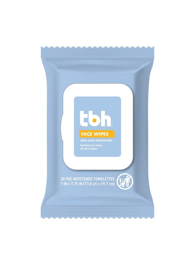 TBH Kids Gentle Face Wipes- - Daily Cleansing and Hydrating Face Wipes - Sulfate, Paraben Free - 30 Pack - Image 1