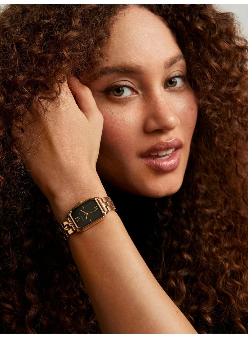 آن كلاين ساعة معصم معدنية مثمنة الشكل للنساء - Image 4