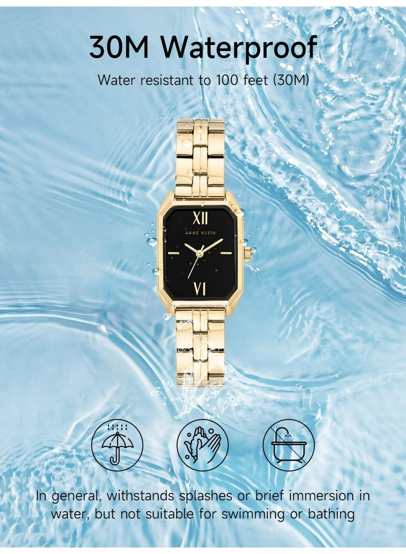 آن كلاين ساعة معصم معدنية مثمنة الشكل للنساء - Image 5