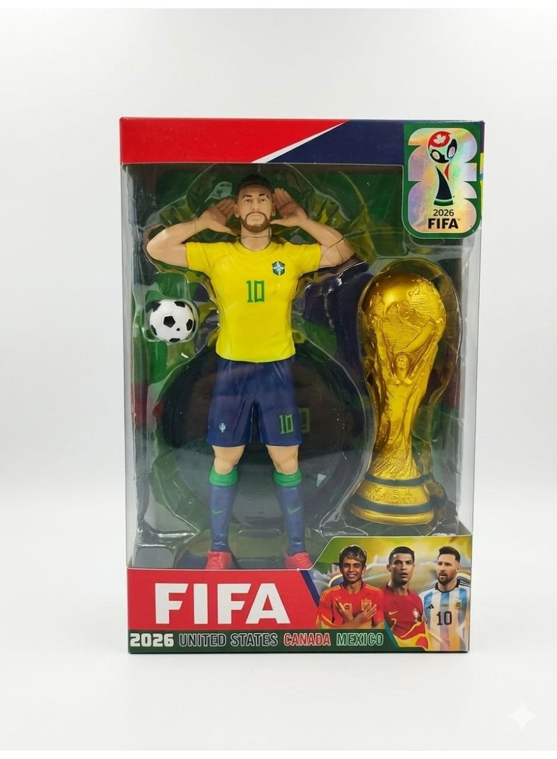 Banbo Toys FIFA World Cup 2026 Neymar & Luka Modrić Action Figure Set with Trophy - Image 1