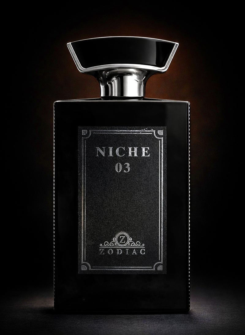 زودياك عطر زودياك نيش 03 أو دو بيرفيوم 100 مل | عطر رجالي فاخر بنفحات أوزونية ومائية وزهرة السوسن والعنبر | رائحة خشبية منعشة تدوم طويلاً - Image 2