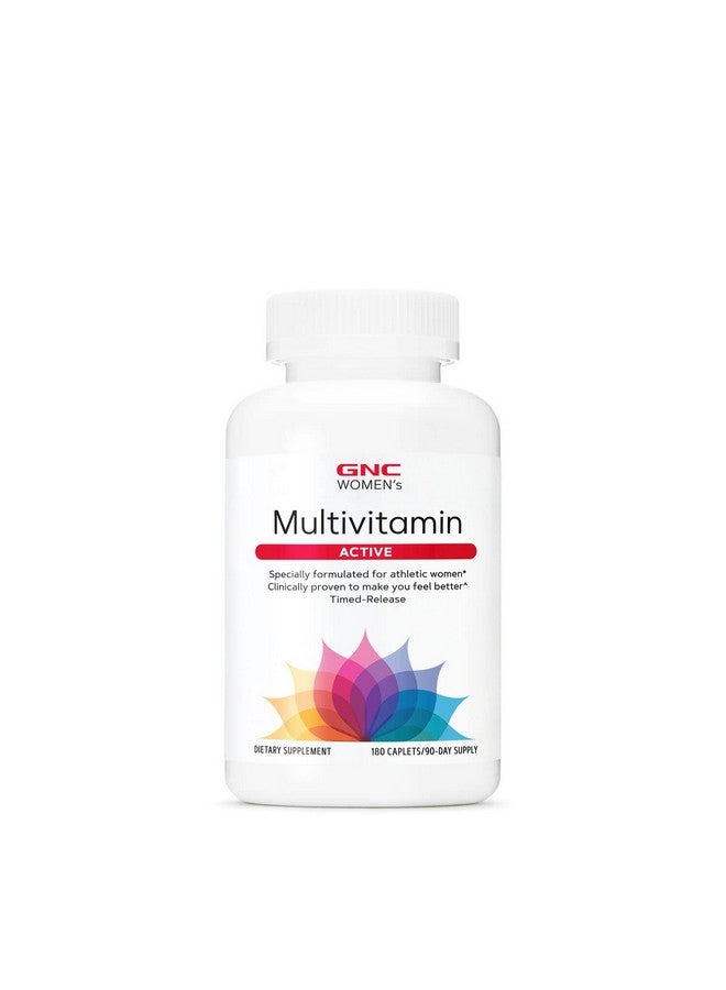 GNC Women Active Multivitamin ; Supports An Active Lifestyle ; 30+ Nutrient Formula ; Promotes Bone & Joint Health Helps Energy Production ; Clinically Studied Daily Vitamin ; 180 Caplets - Image 3
