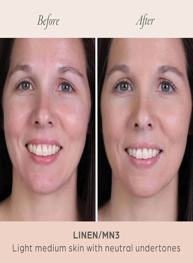 Pur PÜR MINERALS 4-in-1 Pressed Mineral Makeup Powder Foundation with SPF 15 - Concealer & Finishing Compact Pressed Powder for Face - Buildable Medium to Full Coverage Foundation Powder (Linen) - Image 3