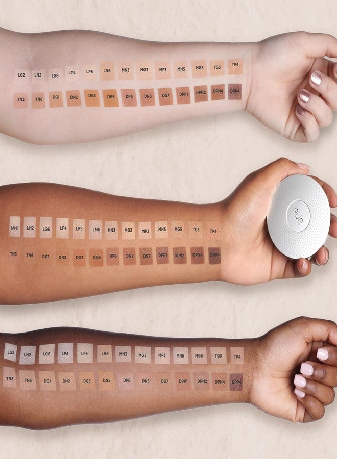 Pur PÜR MINERALS 4-in-1 Pressed Mineral Makeup Powder Foundation with SPF 15 - Concealer & Finishing Compact Pressed Powder for Face - Buildable Medium to Full Coverage Foundation Powder (Linen) - Image 5