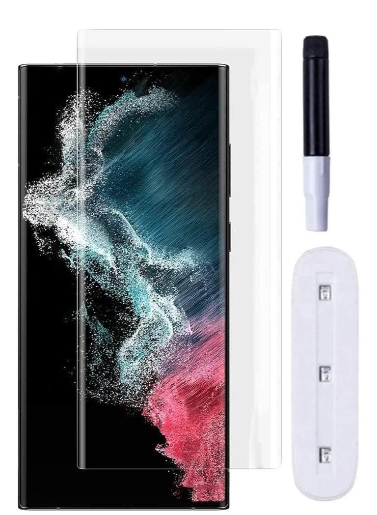 MIGOFAST Screen Protector for Note 20 Ultra UV Tempered Glass, Film HD Screen Saver, 9H Hardness, Bubble-free Screen Replacement Protector Film - Image 1