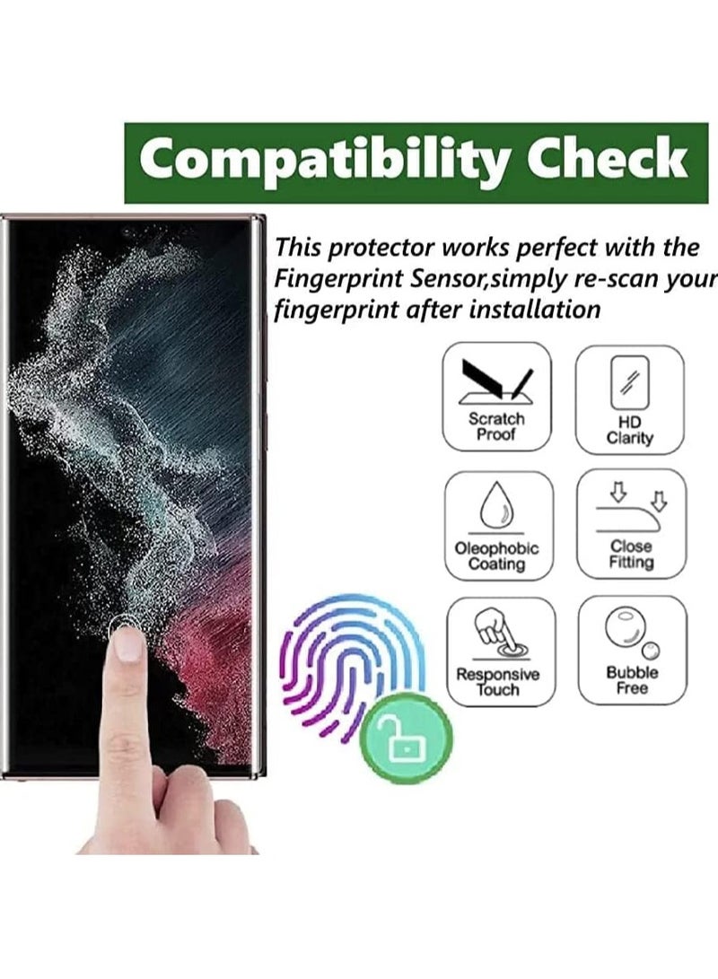 MIGOFAST Screen Protector for Note 20 Ultra UV Tempered Glass, Film HD Screen Saver, 9H Hardness, Bubble-free Screen Replacement Protector Film - Image 3