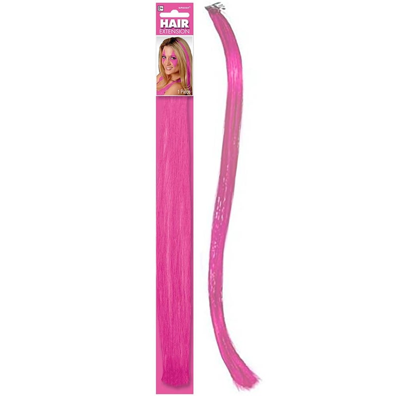 Amscan Pink Hair Extension - 15" (1 Count) - Stunning Synthetic Fiber Headwear - Perfect For Any Occasion - Image 5